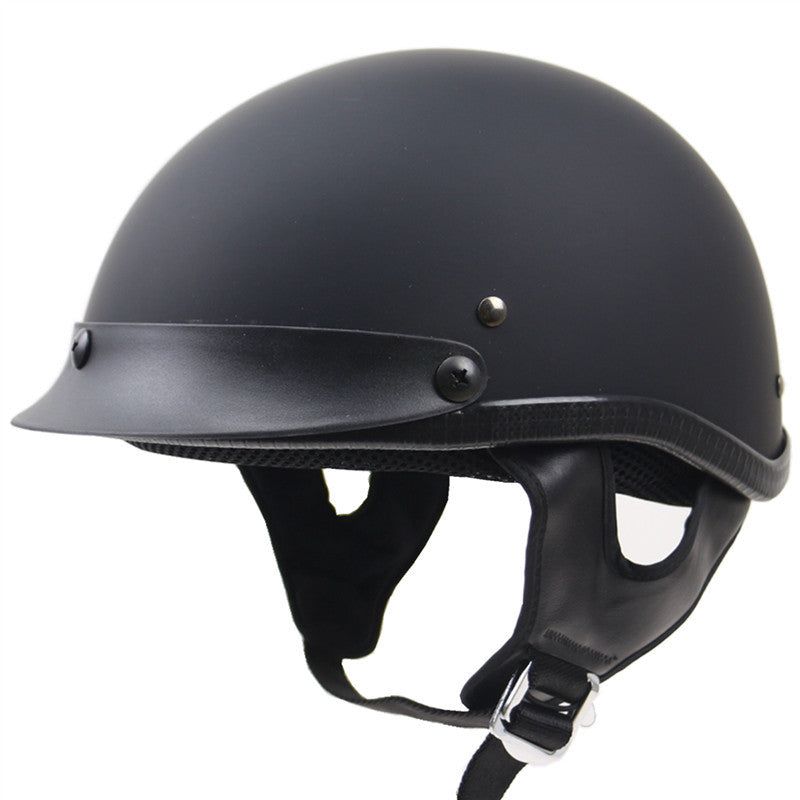 Klassischer Low-Profile Motorradhelm Brehn