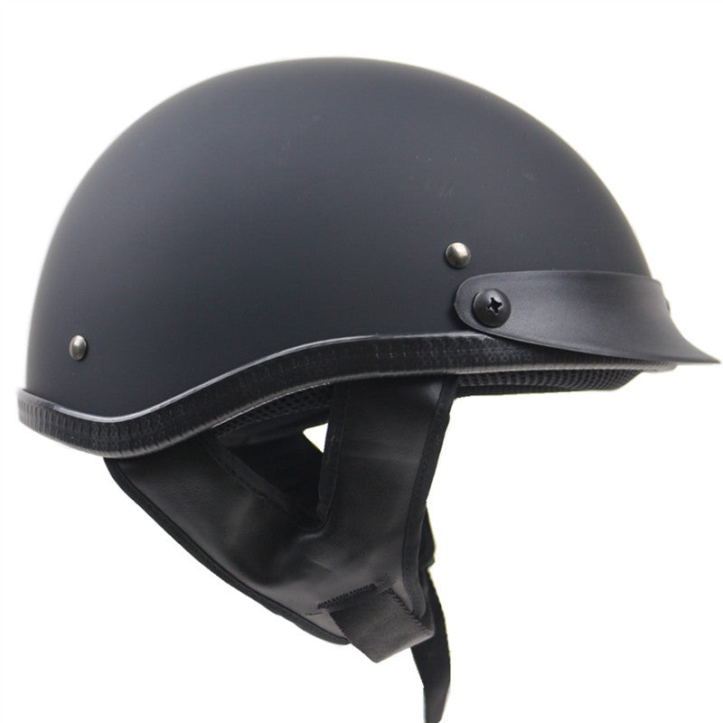 Klassischer Low-Profile Motorradhelm Brehn