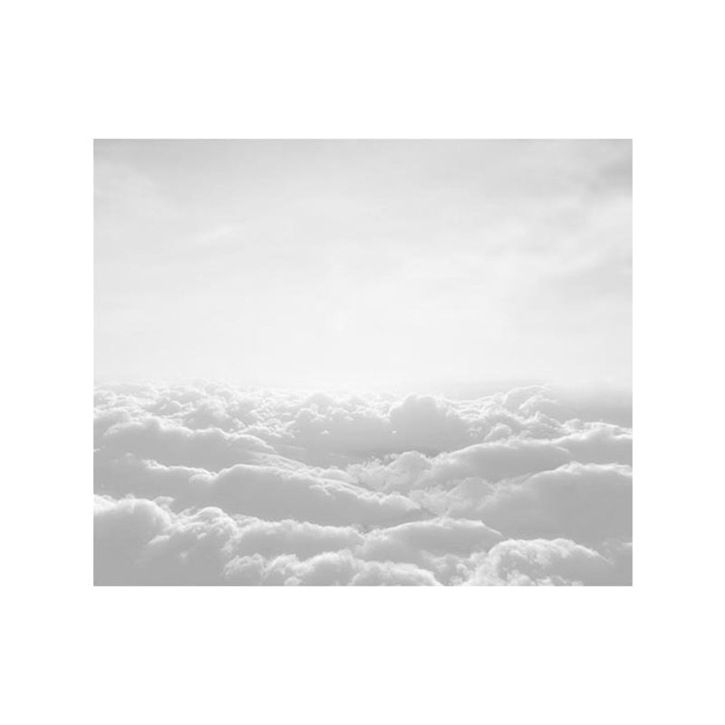 Brehn | Graue Wolkenmeer-Leinwand Wandkunst Natur Landschaft Moderne strukturierte Wanddekoration für Zuhause