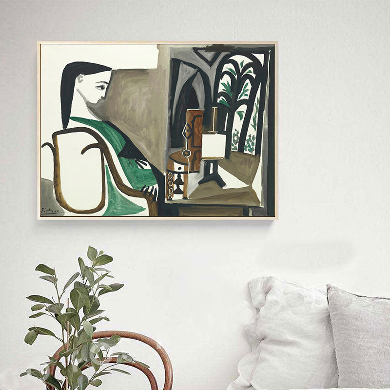 Brehn | Nordic Style Charakter Malerei Küche Rückenfliese Wandkunst Druck in Hellfarbe