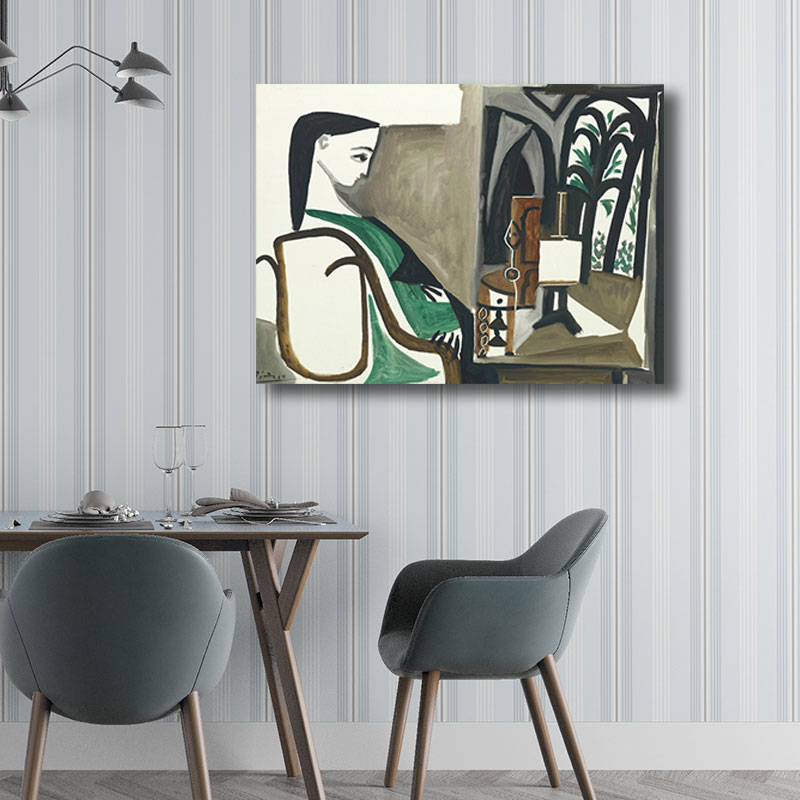 Brehn | Nordic Style Charakter Malerei Küche Rückenfliese Wandkunst Druck in Hellfarbe