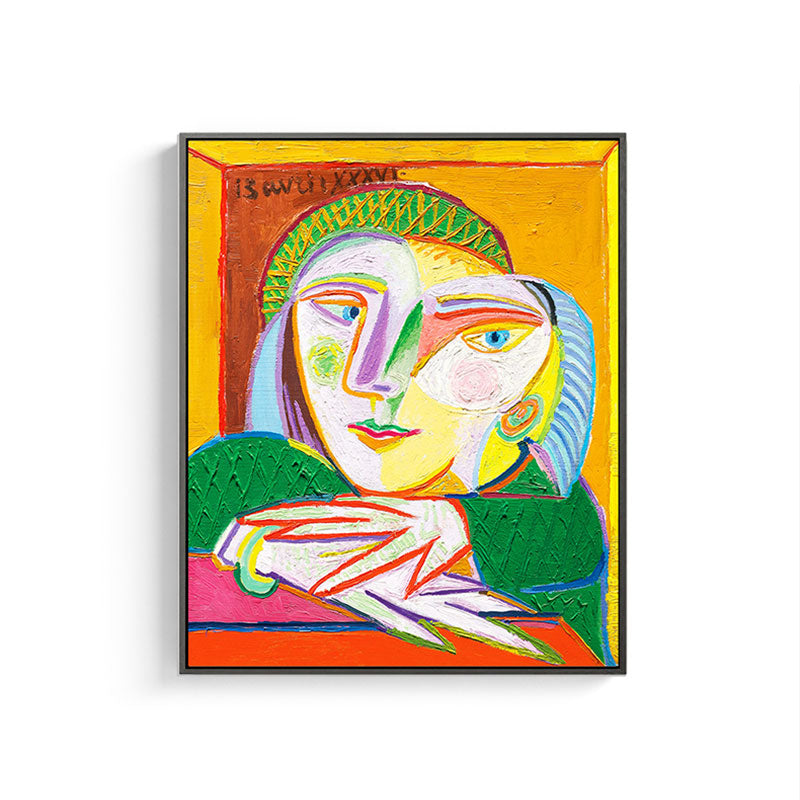 Brehn | Pastellfarbene nordische Malerei Neuheitsfigur Wandkunst für die Küche, mehrere Größen