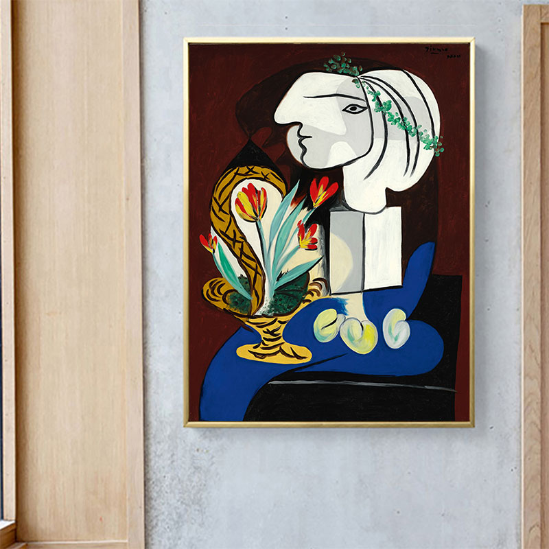 Brehn | Pastellfarbene nordische Malerei Neuheitsfigur Wandkunst für die Küche, mehrere Größen
