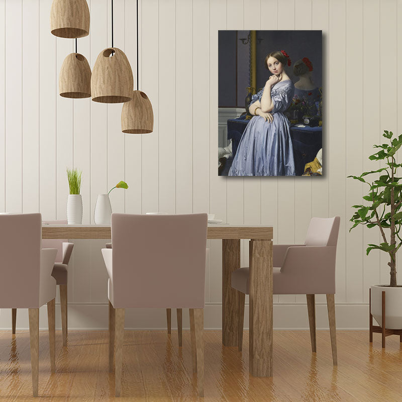 Brehn | Nordic Character-Leinwand für das Mädchenzimmer Ölgemälde Wanddekoration, mehrere Größen