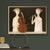 Brehn | Leinwand Braune Malerei Modern Stil Maid und Musikinstrumente Wandkunst Dekor