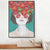 Brehn | Pastellfarbe junge Frauen Leinwand Glam-Stil Texturierte Wandkunst Dekoration für Mädchenzimmer