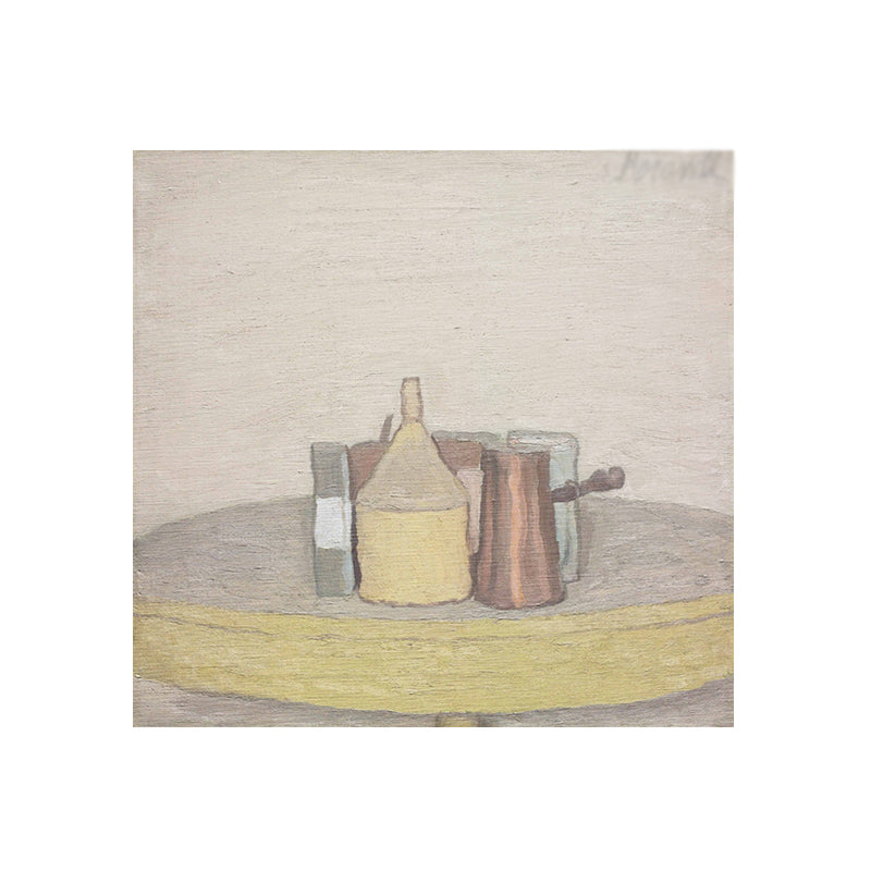 Brehn | Traditionelles Tischgeschirr und Schreibtisch-Canvas-Badezimmer-Wandkunst in Braun, mehrere Größen