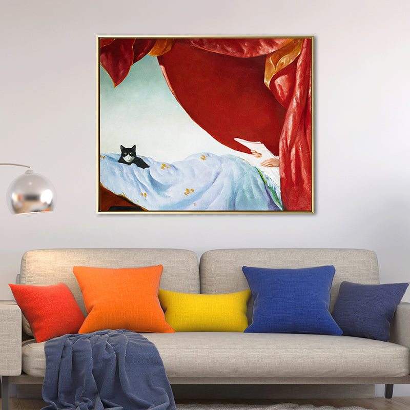 Brehn | Malerei Druck Frau Leinwand Kunst Traditionell Texturiert Wohnzimmer Wanddekoration, Verschiedene Größen