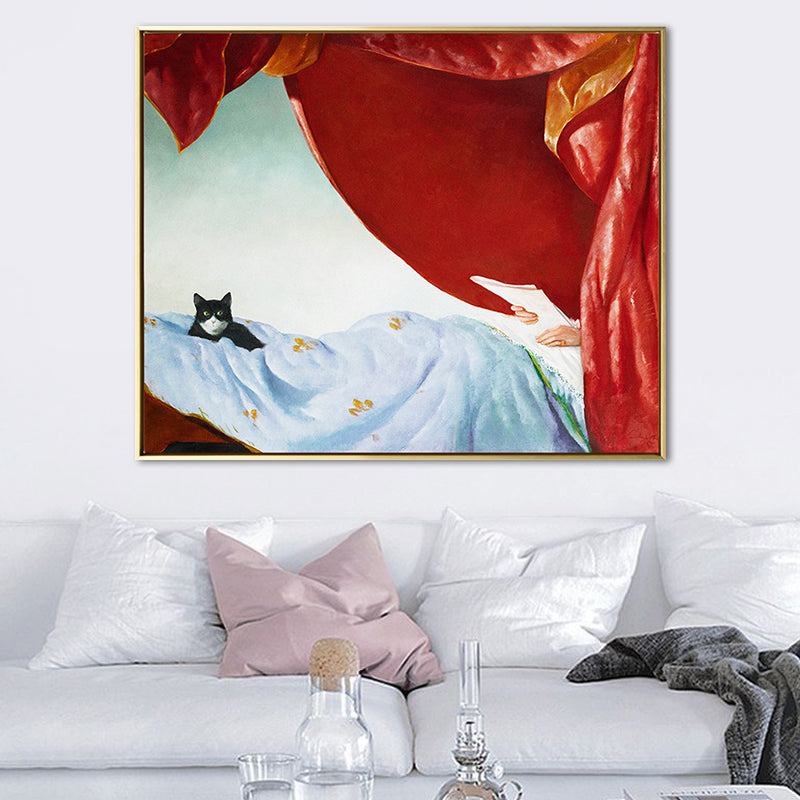 Brehn | Malerei Druck Frau Leinwand Kunst Traditionell Texturiert Wohnzimmer Wanddekoration, Verschiedene Größen