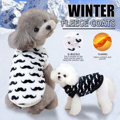Fleece-Weste für Hunde mit nordischem Muster