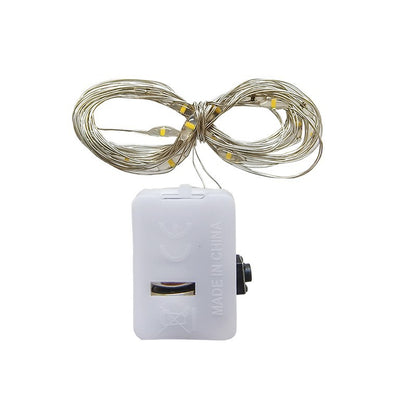 LED-Kupferdraht-Lichterkette mit Batteriebox
