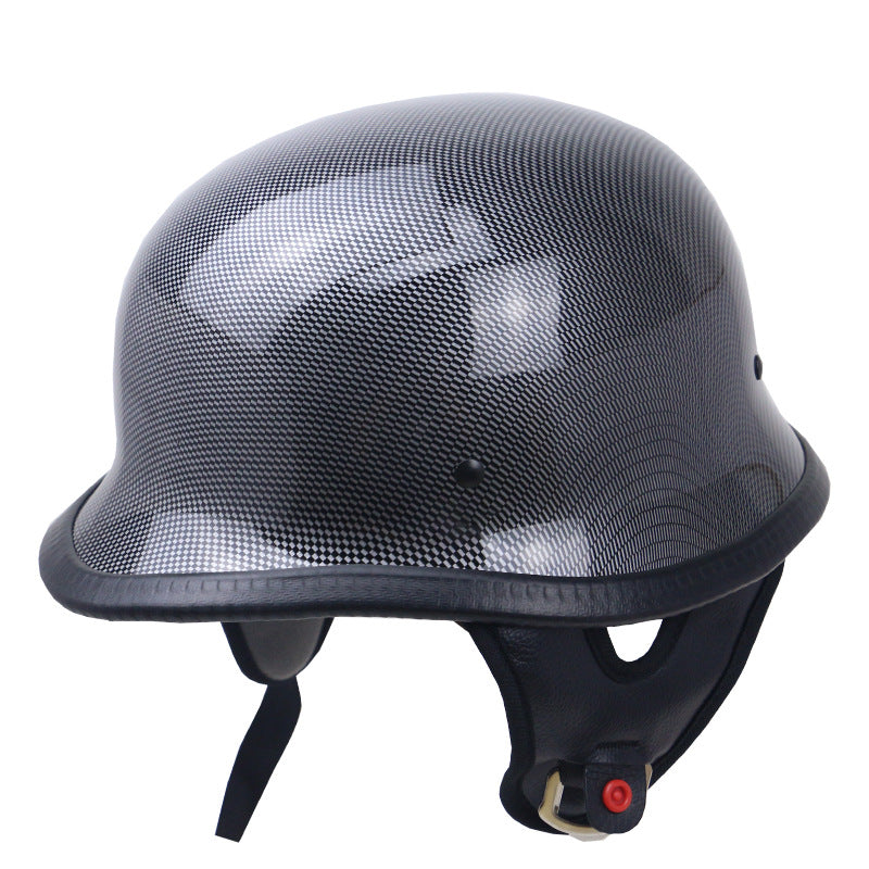 Vintage-Carbonfaser-Motorradhelm Brehn