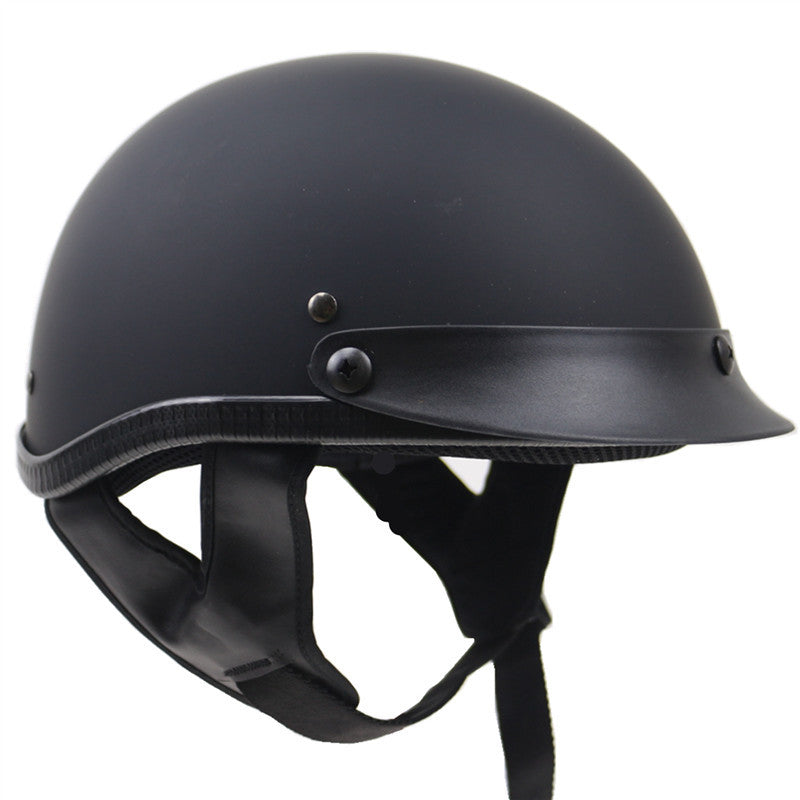 Klassischer Low-Profile Motorradhelm Brehn