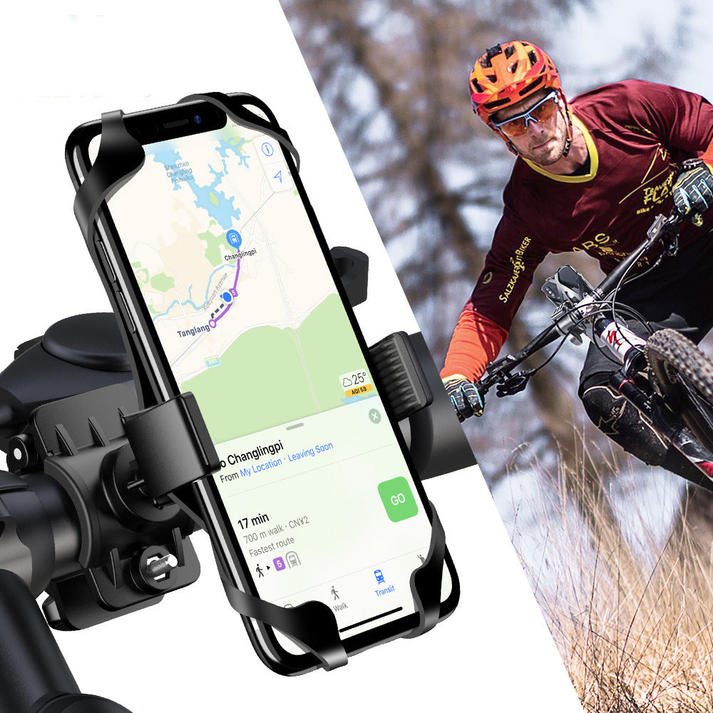 verstellbare Fahrrad Handyhalterung mit universeller Lenkerklemme und 360° Drehung Brehn