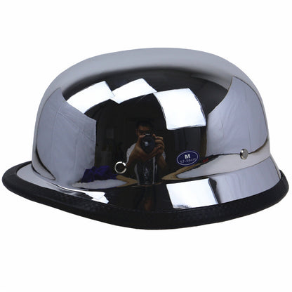 Vintage Chrome Motorradhelm Brehn