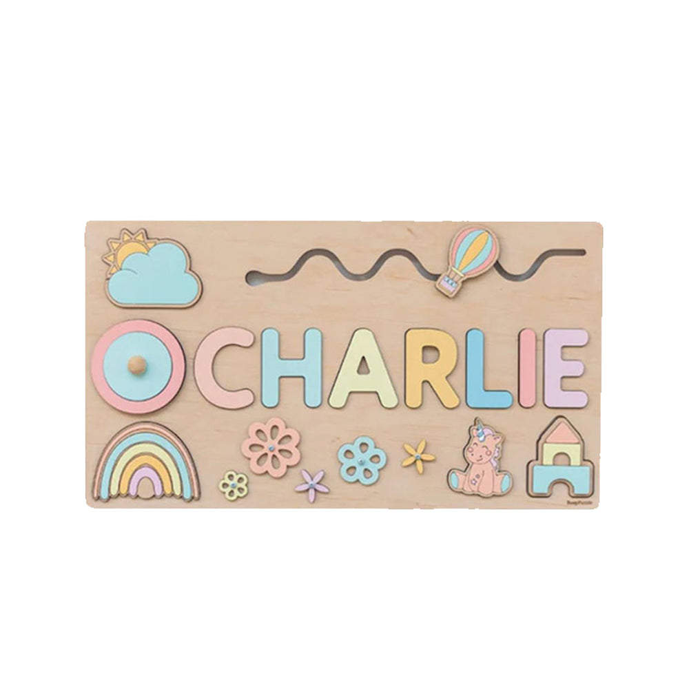 Brehn | Personalisierter Holzname-Puzzle