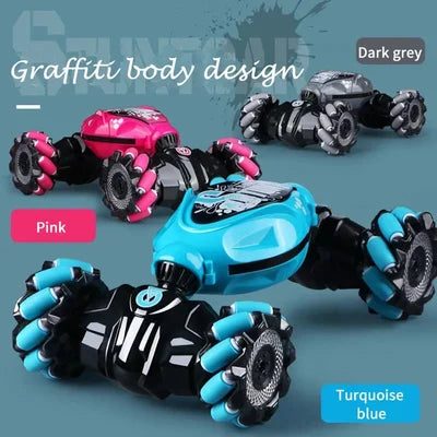 Brehn | Gestengesteuertes RC-Stunt-Auto | 4WD Allradantrieb | 2.4GHz Dual-Modus-Steuerung | 360° Rotations-Kinematik | All-Terrain-Fähigkeit | Maßstab 1:16
