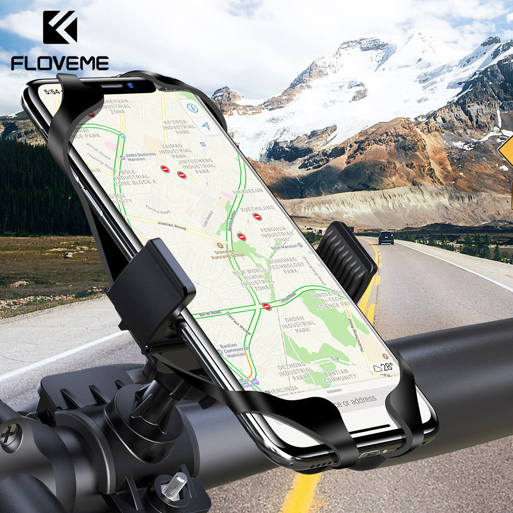 verstellbare Fahrrad Handyhalterung mit universeller Lenkerklemme und 360° Drehung Brehn