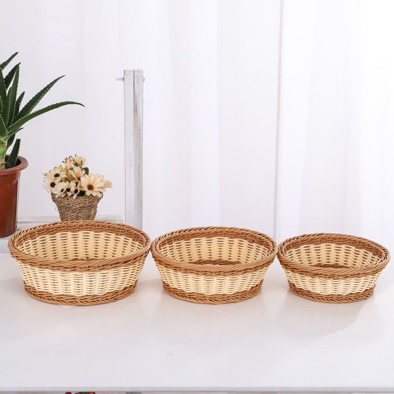 Unisex Aufbewahrungskörbe aus geflochtenem Material Brehn