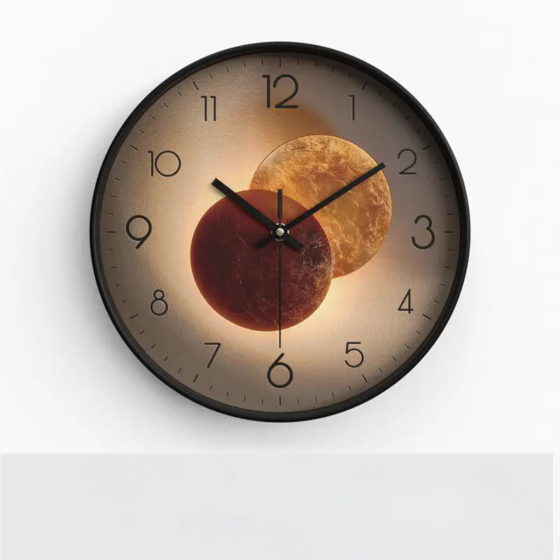 Stilvolle, moderne Wanduhr – Kompakte 20x20 cm Uhr für Wohn- und Schlafzimmer, erhältlich in 6 Ausführungen.