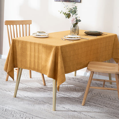 Florale Baumwoll-Mix Tischdecke mit botanischem Druck und pflegeleichter Beschichtung Brehn