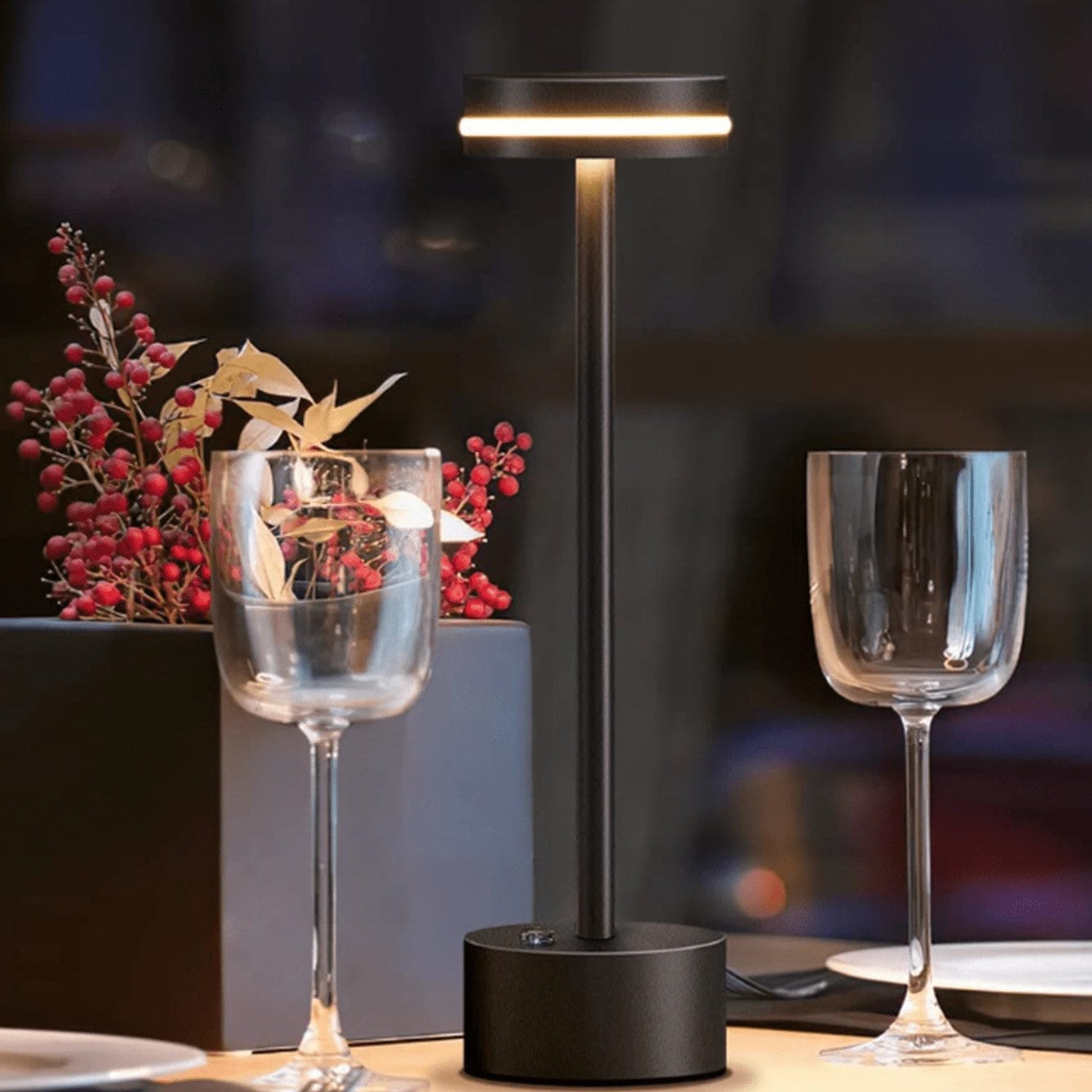 Brehn | Kabellose wiederaufladbare elegante Tischlampe - Verwandeln Sie Ihr Interior