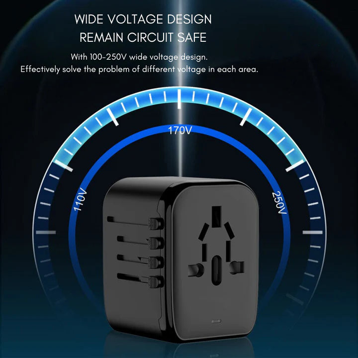 Universal 100V-220V Smart Reiseadapter Spannungswandler