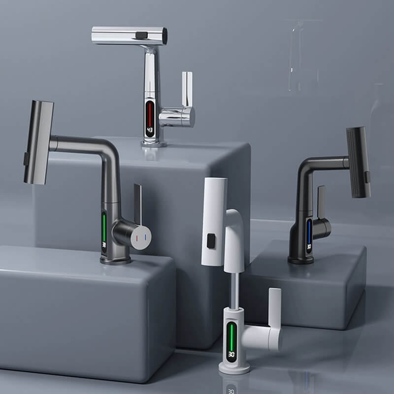 Brehn | AquaElegance Digitaler Wasserhahn Booster | Intelligente Steuerung mit präziser digitaler Anzeige für modernes Wohnen