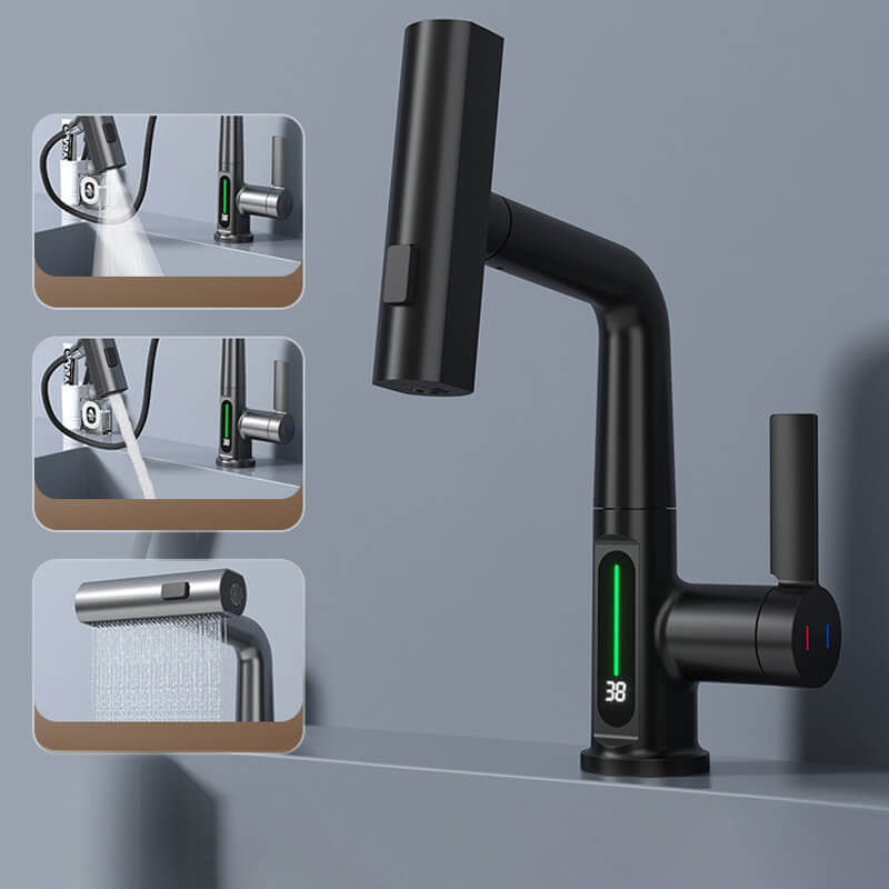 Brehn | AquaElegance Digitaler Wasserhahn Booster | Intelligente Steuerung mit präziser digitaler Anzeige für modernes Wohnen