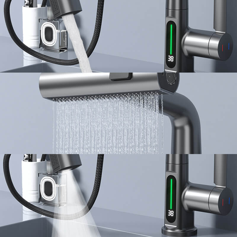 Brehn | AquaElegance Digitaler Wasserhahn Booster | Intelligente Steuerung mit präziser digitaler Anzeige für modernes Wohnen