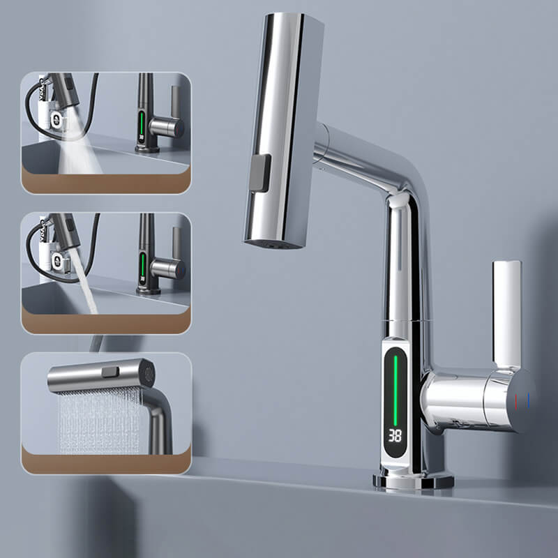 Brehn | AquaElegance Digitaler Wasserhahn Booster | Intelligente Steuerung mit präziser digitaler Anzeige für modernes Wohnen