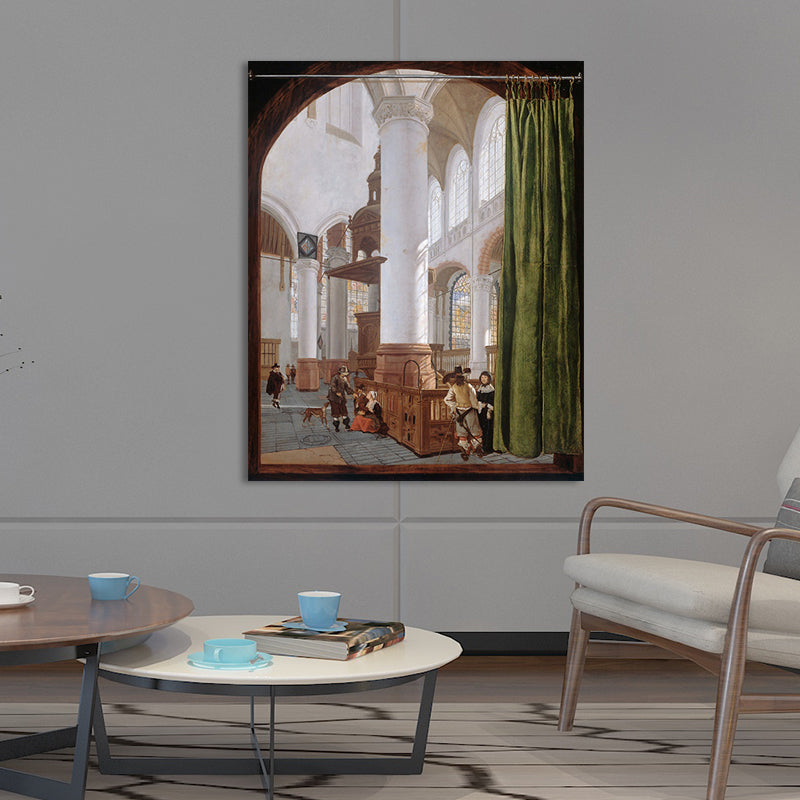 Brehn | Christian Jesus Christ Leinwanddruck Global Inspirierte Religion Wandkunst in sanften Farben