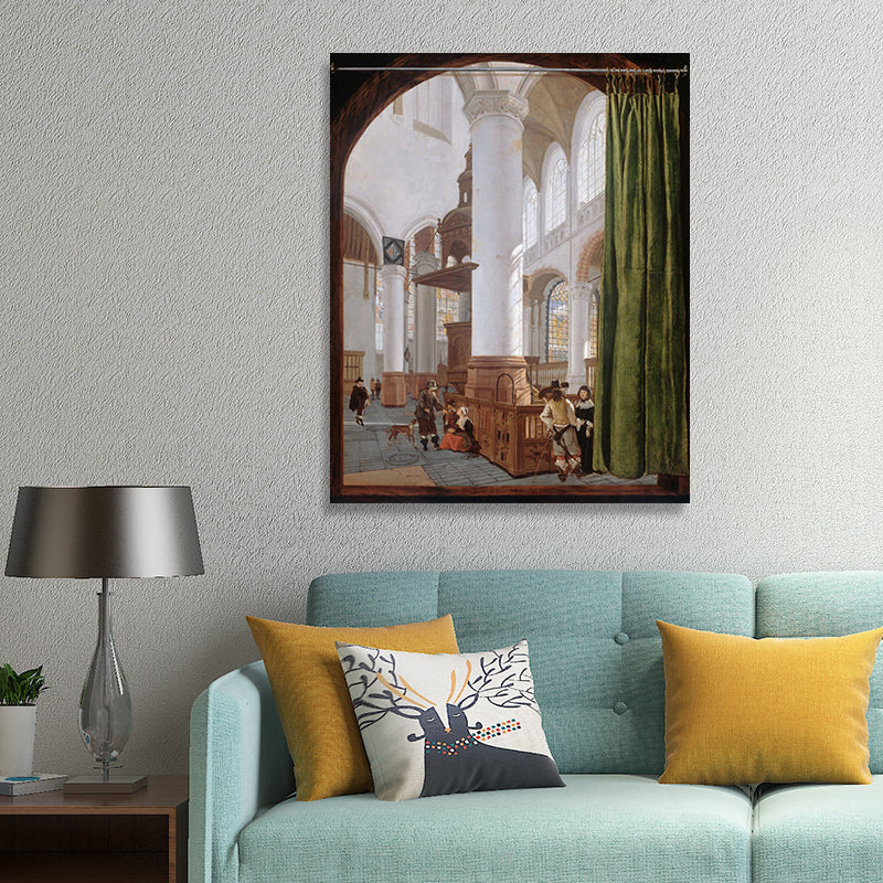 Brehn | Christian Jesus Christ Leinwanddruck Global Inspirierte Religion Wandkunst in sanften Farben