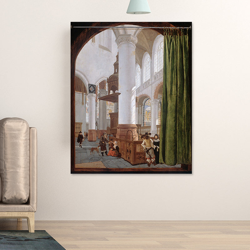 Brehn | Christian Jesus Christ Leinwanddruck Global Inspirierte Religion Wandkunst in sanften Farben