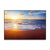 Brehn | Fotografie Küstenleinwand Wandkunst Strandlandschaft in hellen Farben für das Wohnzimmer