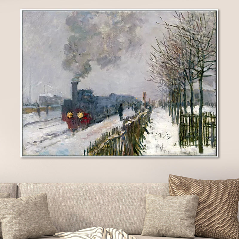 Brehn | Pastellfarbige Wanddekoration für Wanderungen Texturierte Leinwand für das Schlafzimmer, Mehrere Größen verfügbar
