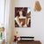 Brehn | Vintage Figurenmalerei Wandkunst Pastellfarbe Texturierte Leinwanddruck für Wohninterieur
