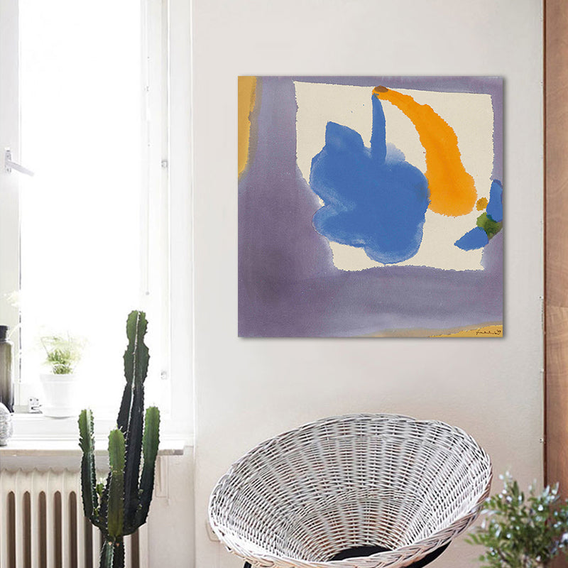 Brehn | Moderne Abstracte Canvas voor Eetkamer Aquarel Schilderij Kunst, Meerdere Maten