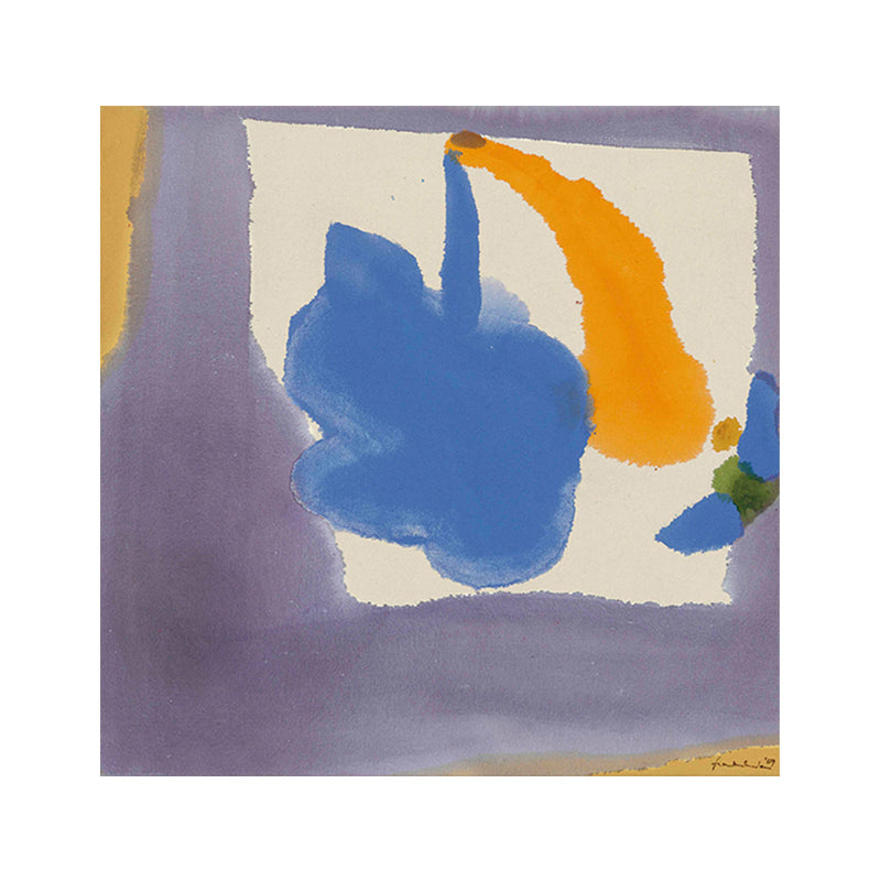 Brehn | Moderne Abstracte Canvas voor Eetkamer Aquarel Schilderij Kunst, Meerdere Maten