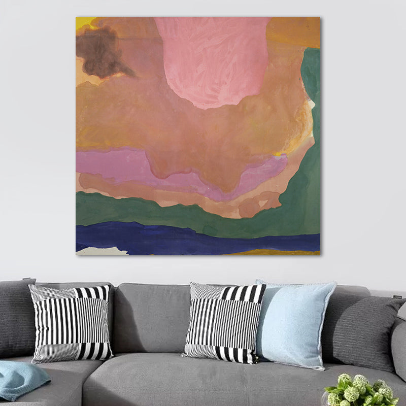 Brehn | Moderne Abstracte Canvas voor Eetkamer Aquarel Schilderij Kunst, Meerdere Maten