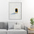 Brehn | Nordic Building Fenster Leinwanddruck Sanfte Farbe Texturiertes Wandkunst für Wohnzimmer