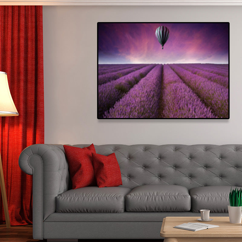 Brehn | Helle Farbenszenerie Eingewickelte Leinwand Wandkunst Dekor für Schlafzimmer, Mehrere Größen
