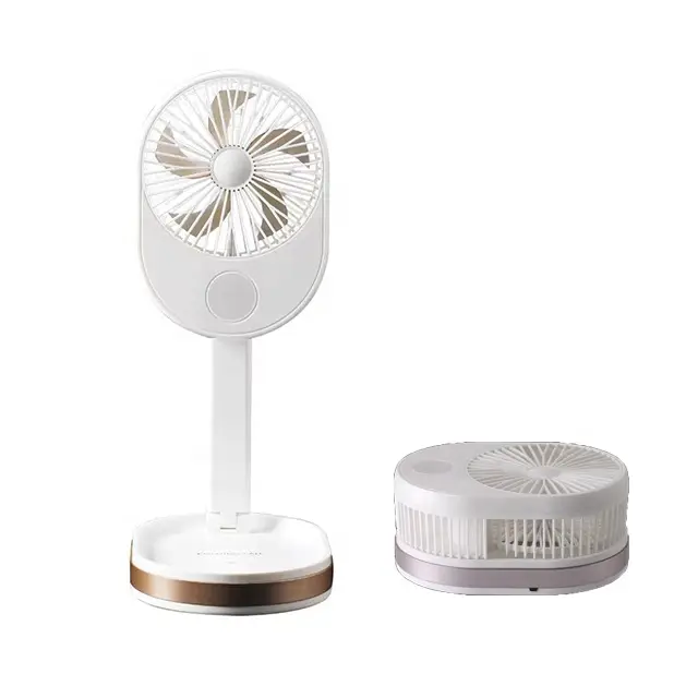 Tragbarer und faltbarer wiederaufladbarer LED-Ventilator | Brehn