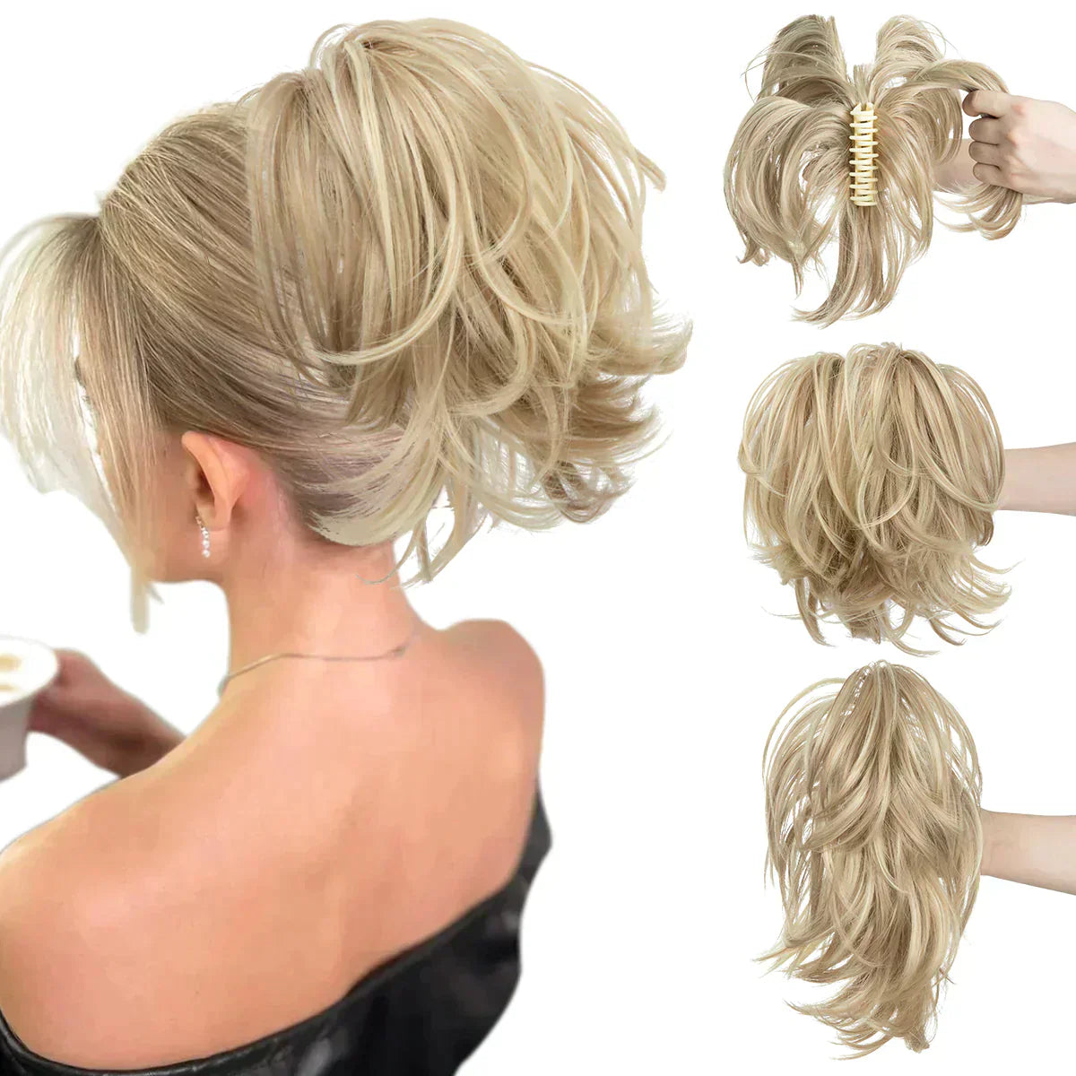 Brehn | Synthetische Kralle Clip In Pferdeschwanz Haarverlängerungen Diy Haarteil Haar Bun