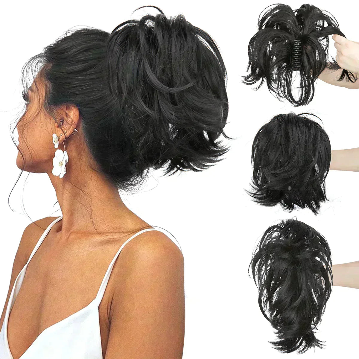 Brehn | Synthetische Kralle Clip In Pferdeschwanz Haarverlängerungen Diy Haarteil Haar Bun