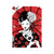 Brehn | Japanische Geisha mit Regenschirm Leinwand Rot Wohn Wandkunst Dekor für Wohnzimmer, Mehrere Größenoptionen