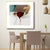 Brehn | Lichte Kleur Abstracte Muurdecoratie Textured Hedendaagse Stijl Meisjes Slaapkamer Canvas