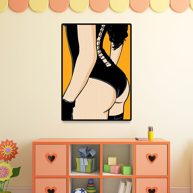 Brehn | Zeitgenössische Damen Wandkunst für das Wohnzimmer auf Leinwand in hellen Farben, mehrere Größen verfügbar