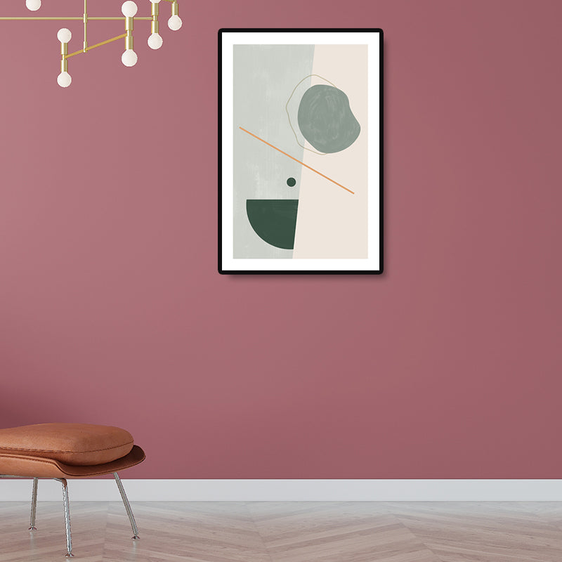 Brehn | Farbige abstrakte Malerei Wandkunst Wohnkultur Modernistisch für Wohnzimmer Leinwanddrucke