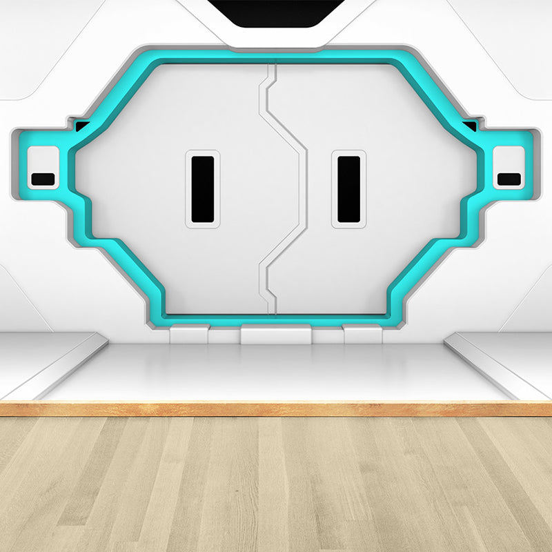 Brehn | Hele Ruimtevaartuig Deur Wanddecoratie Muur Vlekbestendig Futuristische Woonkamer Wandkunst